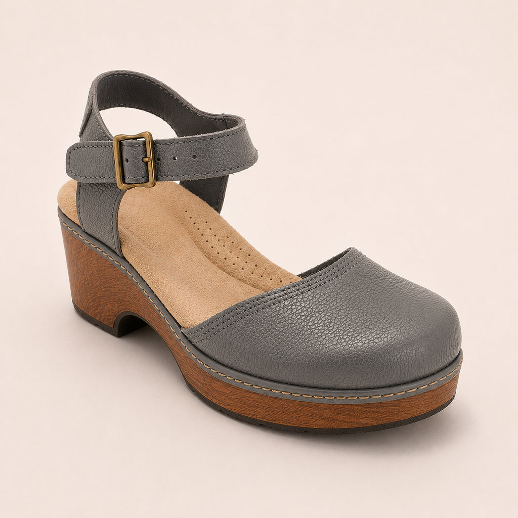 Women's Elegant Genuine Leather Platform Sandals